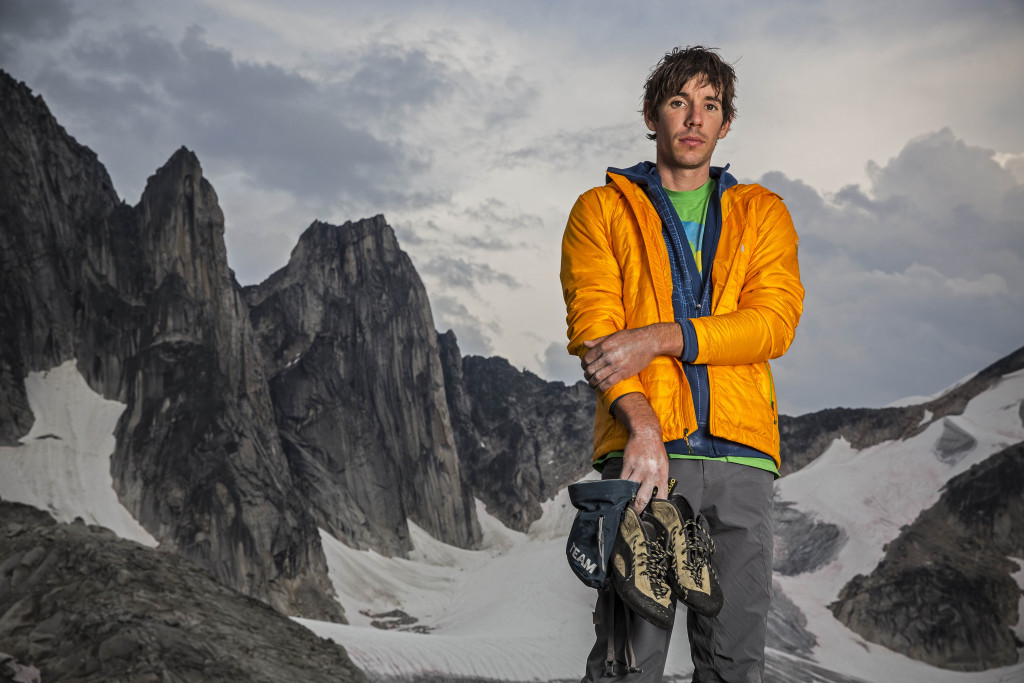 Alex "No Big Deal" Honnold in the Bugaboos, British Columbia, Canada. Photo: Jimmy Chin