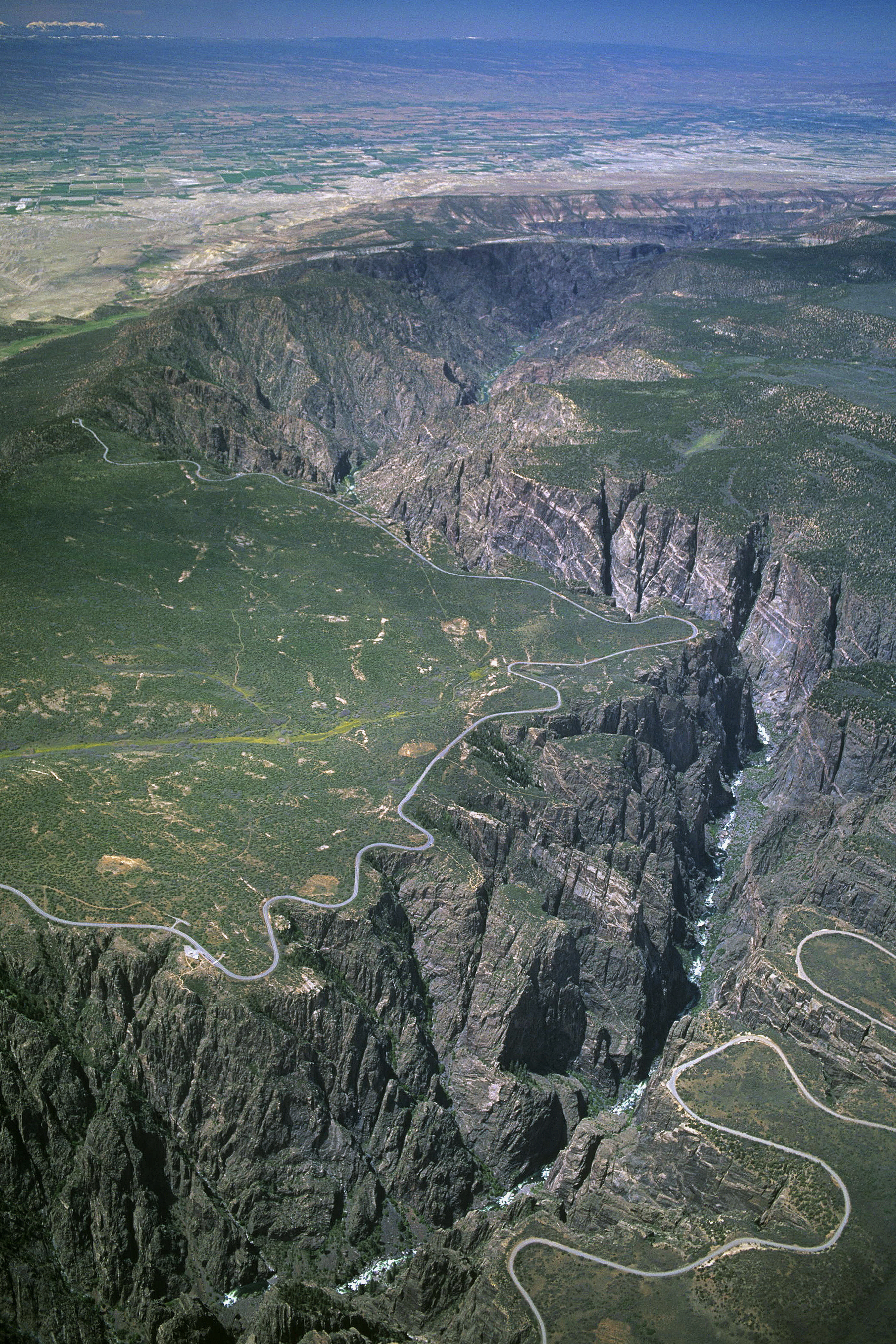 An aerial shot of The Black Canyon. Photo: Vic Zeilman